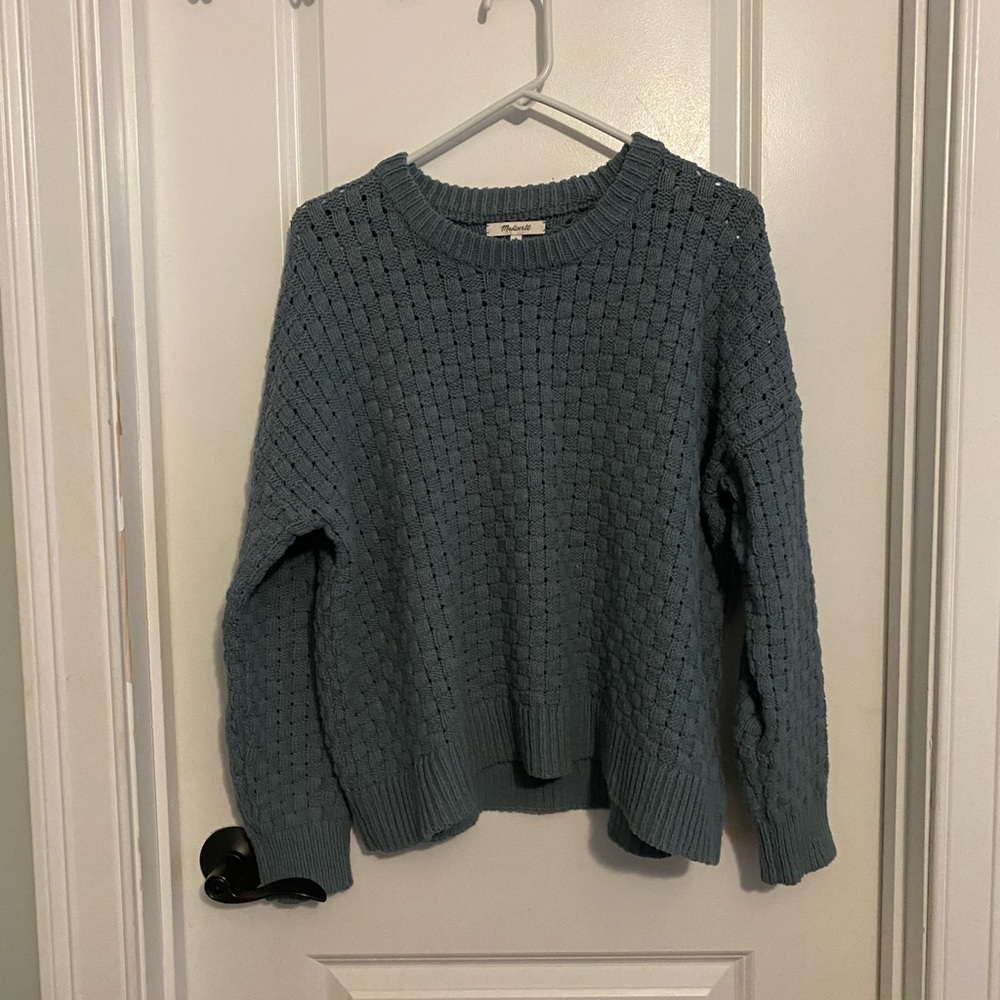 Madewell Basketweave Oversized Sweater